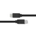 Kabel USB Qoltec 2.0 typ C męski | USB 2.0 typ C męski | 1.4m | Czarny - 1379610
