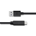 Kabel USB Qoltec 3.1 typ C męski | USB 3.0 A męski | 1.8m | Czarny - 1379635