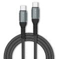 Kabel USB Qoltec 2.0 typ C | USB 2.0 typ C 100W | QC 3.0 | PD | 1.5m | Czarny - 1379653