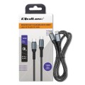 Kabel USB Qoltec 2.0 typ C | USB 2.0 typ C 100W | QC 3.0 | PD | 1.5m | Czarny - 1147086