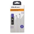 Kabel USB Qoltec 2.0 typ C | USB 2.0 typ C 60W | QC 3.0 | PD | 1.5m | Biały - 1379672