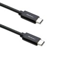 Kabel USB Qoltec 2.0 typ C | USB 2.0 typ C 240W | QC 5.0 | PD | 1m | Czarny - 1379673