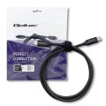 Kabel USB Qoltec 2.0 typ C | USB 2.0 typ C 240W | QC 5.0 | PD | 1m | Czarny - 1147089
