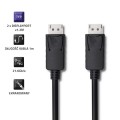 Kabel DisplayPort v1.2 Qoltec męski | DisplayPort v1.2 męski | 5K | 1m - 1379691