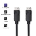 Kabel DisplayPort v1.2 Qoltec męski DisplayPort v1.2 męski | 5K | 0.5m - 1379696
