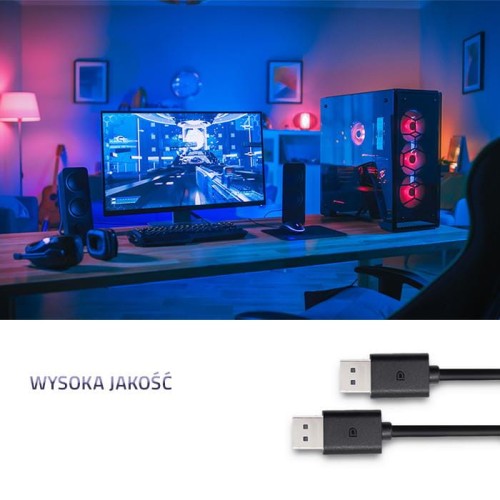 Kabel DisplayPort Qoltec v1.2 męski | DisplayPort v1.2 męski | 1.8m - 1379701