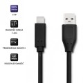 Kabel USB Qoltec 3.1 typC / USB 2.0 1,5m - 1379748