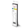 Kabel USB 2.0 Savio CL-124 USB A (M) - micro USB B (M) 2,1A, 2m, biały - 1038828