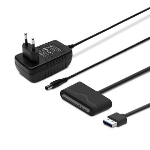 Kabel adapter Savio AK-39 USB 3.0 do dysków 3.5” z zasilaniem - 1037774
