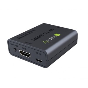 Konwerter/Adapter Techly AV Composite Video oraz Audio L/R 3x RCA na HDMI