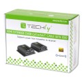Extender HDMI Techly po skrętce Cat.6/6a/7, do 40m, EDID IR POE/POC - 1380011