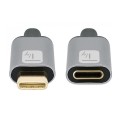 Kabel/Przedłużacz Techly USB-C 3.2 Gen2 M/F 1m czarny - 1380078