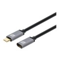 Kabel/Przedłużacz Techly USB-C 3.2 Gen2 M/F 1m czarny - 1311871