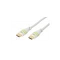 Kabel HDMI Techly HDMI-HDMI M/M 1.4 Ethernet 3D 4K, 3m, biały - 1380093