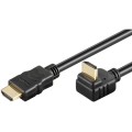 Kabel HDMI Techly HDMI/HDMI V1.4 M/M Ethernet, Kątowy, 5m, czarny - 1380099