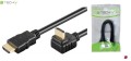 Kabel HDMI Techly HDMI/HDMI V1.4 M/M Ethernet, Kątowy, 5m, czarny - 973916