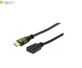 Przedłużacz HDMI Techly HDMI-HDMI M/F Ethernet 3D 4K, 1,8m, czarny - 973922
