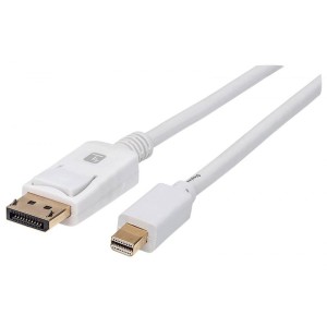 Kabel Techly Mini DisplayPort/DisplayPort 4K*60Hz 2m biały