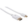 Kabel Techly Mini DisplayPort/DisplayPort 4K*60Hz 2m biały - 1380144