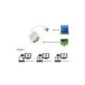 Adapter Techly USB3-SVGA USB 3.0 na VGA 1080p, biały 0,2m IDATA - 1380238
