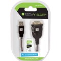 Kabel adapter Techly USB na port szeregowy RS232/COM/DB9 - 1310001