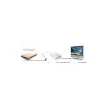 Adapter Techly USB31-DVI  USB-C 3.1 na DVI M/Ż, biały 0,15m IADAP - 1380235
