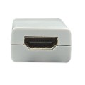 Adapter Techly MDP-HDMIF Mini DisplayPort męski na HDMI żeński, biały 0,15m IADAP - 1380240