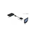 Adapter Techly HDMI-VGA2 HDMI męski na VGA żeński, czarny 0,1m IDATA - 1380243
