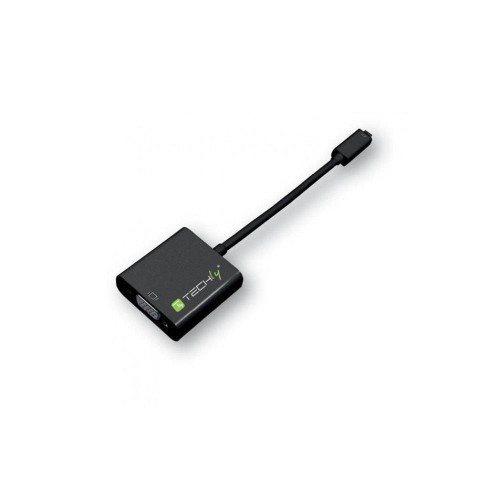 Adapter Techly HDMI-VGA5 micro HDMI (D) męski na VGA żeński, czarny 0,1m IDATA - 1380251