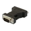 Adapter Techly DVI-9100 DVI na VGA Ż/M, czarny IADAP - 1380266