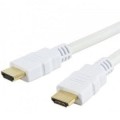 Kabel HDMI-HDMI M/M Ethernet 3D 4K Techly HDMI-4-010WH 1m, biały - 973952