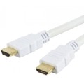 Kabel HDMI Techly HDMI-HDMI M/M 1.4 Ethernet 3D 4K, 2m, biały - 973953