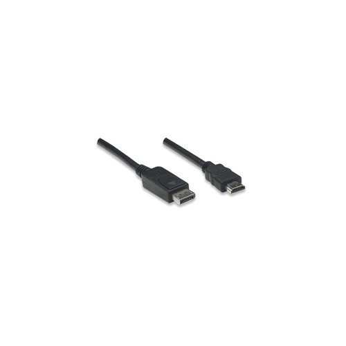 Adapter Techly DSP-H-020 DisplayPort/HDMI M/M, 1,8m, czarny ICOC - 1380324