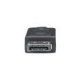 Adapter Techly DSP-H-020 DisplayPort/HDMI M/M, 1,8m, czarny ICOC - 1380325