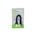 Kabel HDMI Techly HDMI-HDMI M/M 1,4 Ethernet 3D 4K, ekranowany, 2m, czarny - 1380339