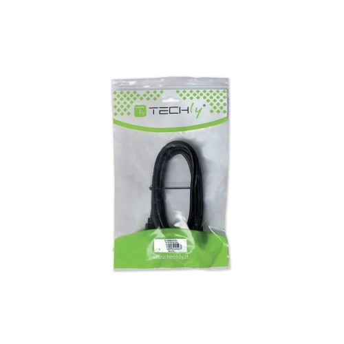 Kabel HDMI Techly HDMI-HDMI M/M 1,4 Ethernet 3D 4K, ekranowany, 2m, czarny - 1380339