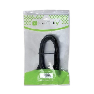 Kabel HDMI Techly HDMI/HDMI V1.4 M/M Ethernet Kątowy 2m czarny