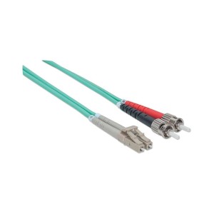 Światłowód krosowy TechlyProPro ST-LC duplex 50/125 OM3, MM 3m