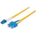 Światłowód krosowy TechlyPro ILWL D9-SCLC-020 LC-SC duplex 9/125 OS2, SM 2m - 973989