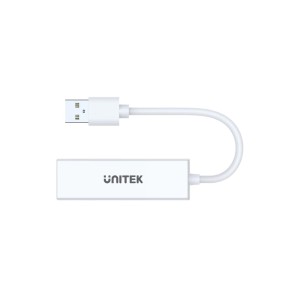 Kabel adapter Unitek U1325A USB-A - RJ45, Ethernet, 100Mbps, biały