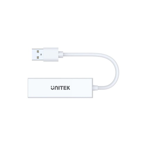 Kabel adapter Unitek U1325A USB-A - RJ45, Ethernet, 100Mbps, biały - 1037752