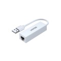 Kabel adapter Unitek U1325A USB-A - RJ45, Ethernet, 100Mbps, biały - 1037753