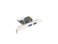 Karta Lanberg PCI Express -> USB 3.1 Gen1 2-port + śledź low profile - 1047836
