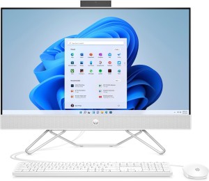 Komputer AIO HP 27-cb0129nw 27"/R5-5500U/16GB/SSD512GB/Radeon Graphics/WirelessKeyboard+Mouse/W11 White