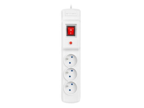 Listwa zasilająca Armac Multi M3 1,5M 3 gniazd szary - 1384925