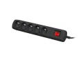 Listwa zasilająca Armac ARC5 3m 5 gniazd czarna - 1385003