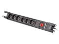 Listwa zasilająca Armac Rack Multi M6 1,5M 6 gniazd czarna - 1385047