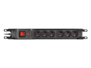 Listwa zasilająca Armac Rack 19" M6 1,5m 6 gniazd IEC czarna