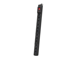 LISTWA ZASILAJĄCA RACK 19" ARMAC M12/30/CZ MULTI M12/10A 3M 12X 230V PL MONTAŻ PIONOWY CZARNA