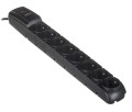 Listwa przeciwprzepięciowa Acar S8 Pro 3,0m czarna - 752339